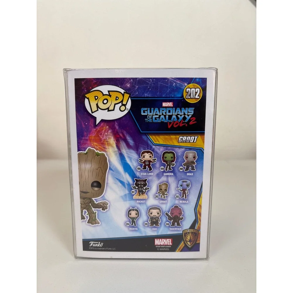Funko Pop Marvel Guardians of the Galaxy Vol 2 Groot 202 Vinyl Protector